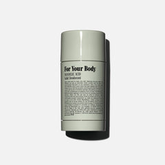 Nécessaire The Deodorant Eucalyptus label close-up shows key actives and ingredients.