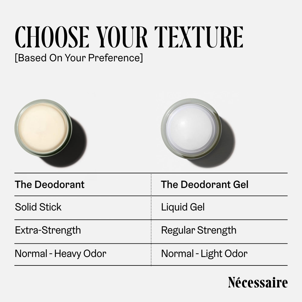 Nécessaire The Deodorant Eucalyptus vegan formulation emphasized on front label.