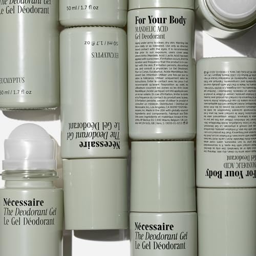 Packaging and vegan cruelty-free status highlighted on Nécessaire Deodorant Gel Eucalyptus