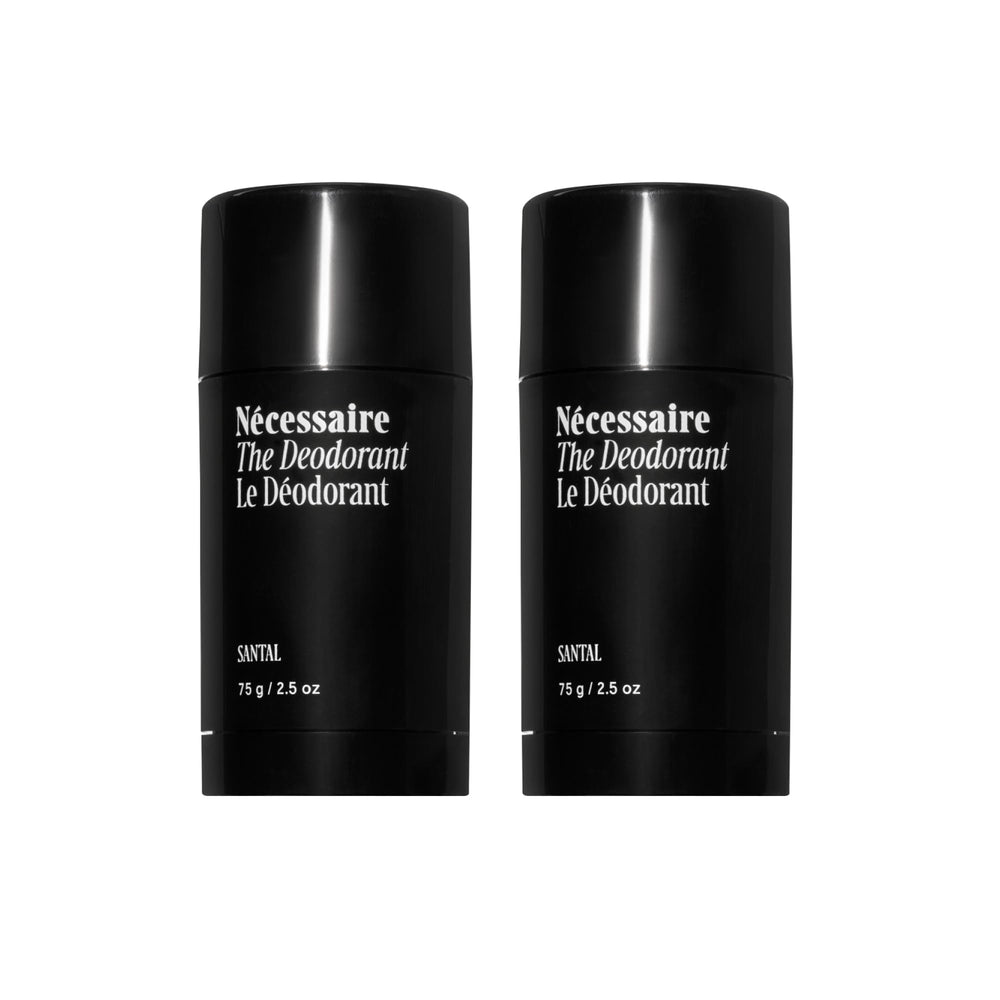 Nécessaire The Deodorant Santal bottle shows aluminum-free formula for all-day freshness.