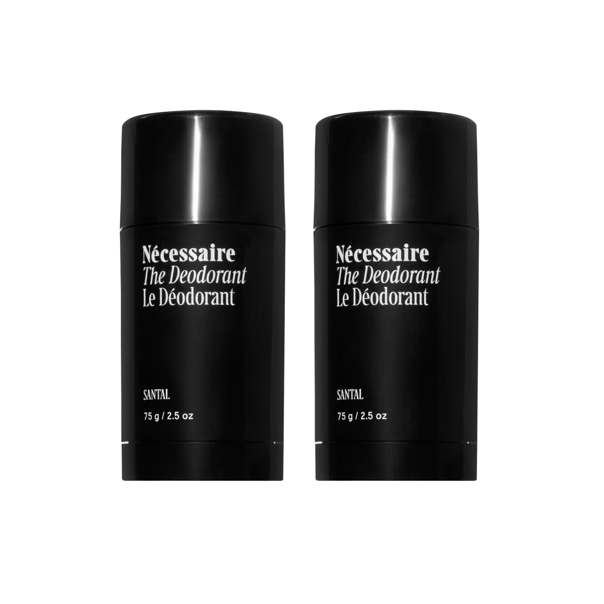 Nécessaire The Deodorant Santal bottle shows aluminum-free formula for all-day freshness.