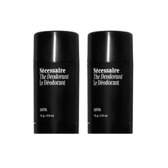 Nécessaire The Deodorant Santal bottle shows aluminum-free formula for all-day freshness.