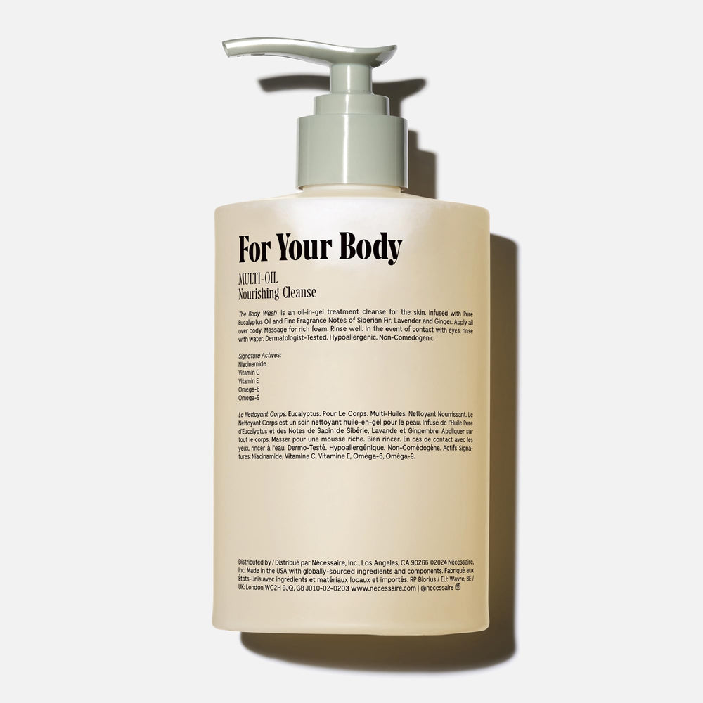Nécessaire Eucalyptus ingredients niacinamide support skin barrier nourishment