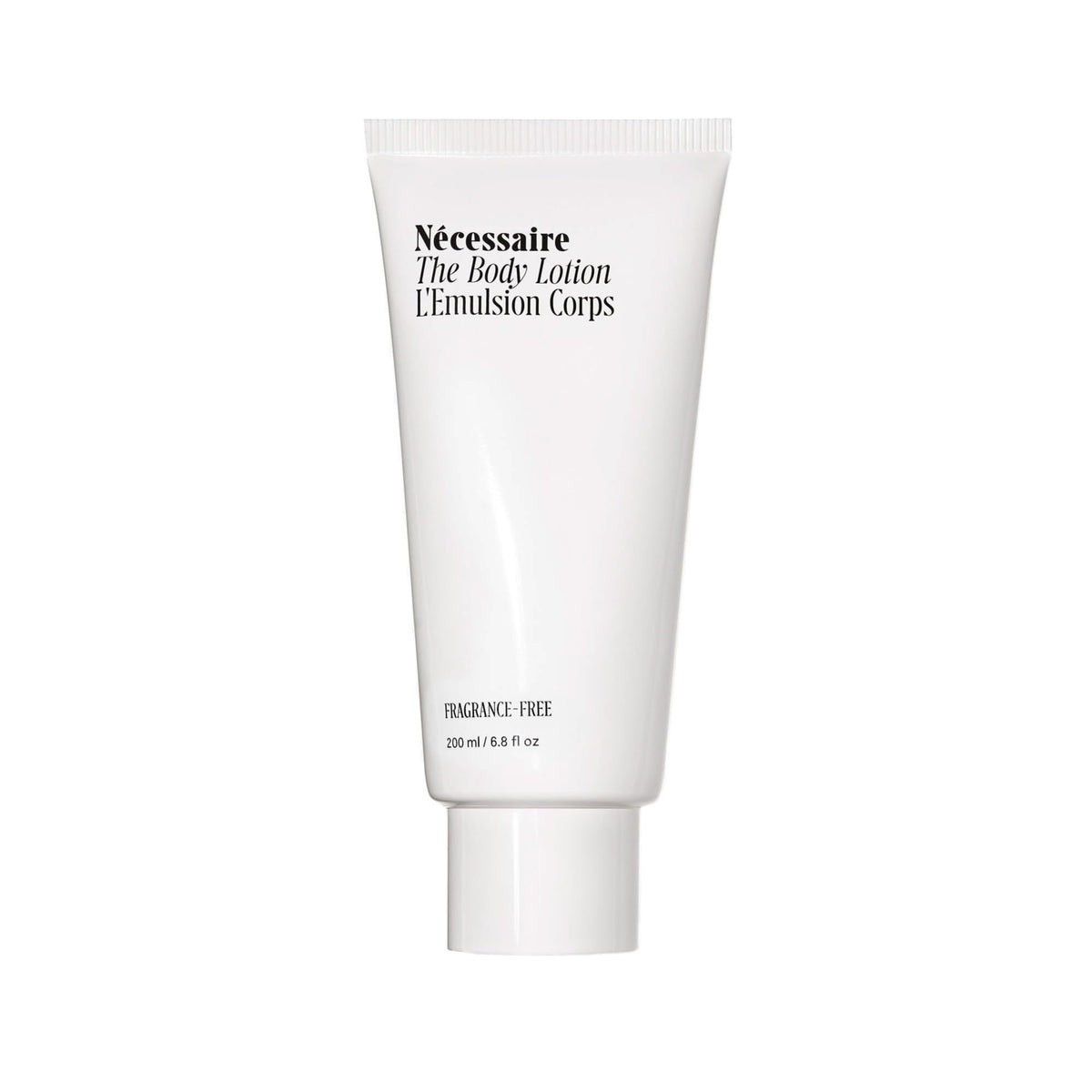 Nécessaire fragrance-free body lotion bottle front for daily moisture