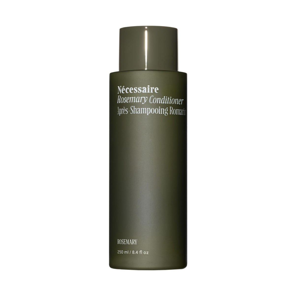 Nécessaire Rosemary Conditioner bottle pouring for daily strengthening and detangling