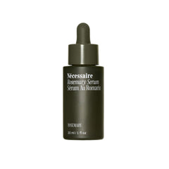 Nécessaire Rosemary Serum bottle demonstrating quick-dry, no-residue formula.