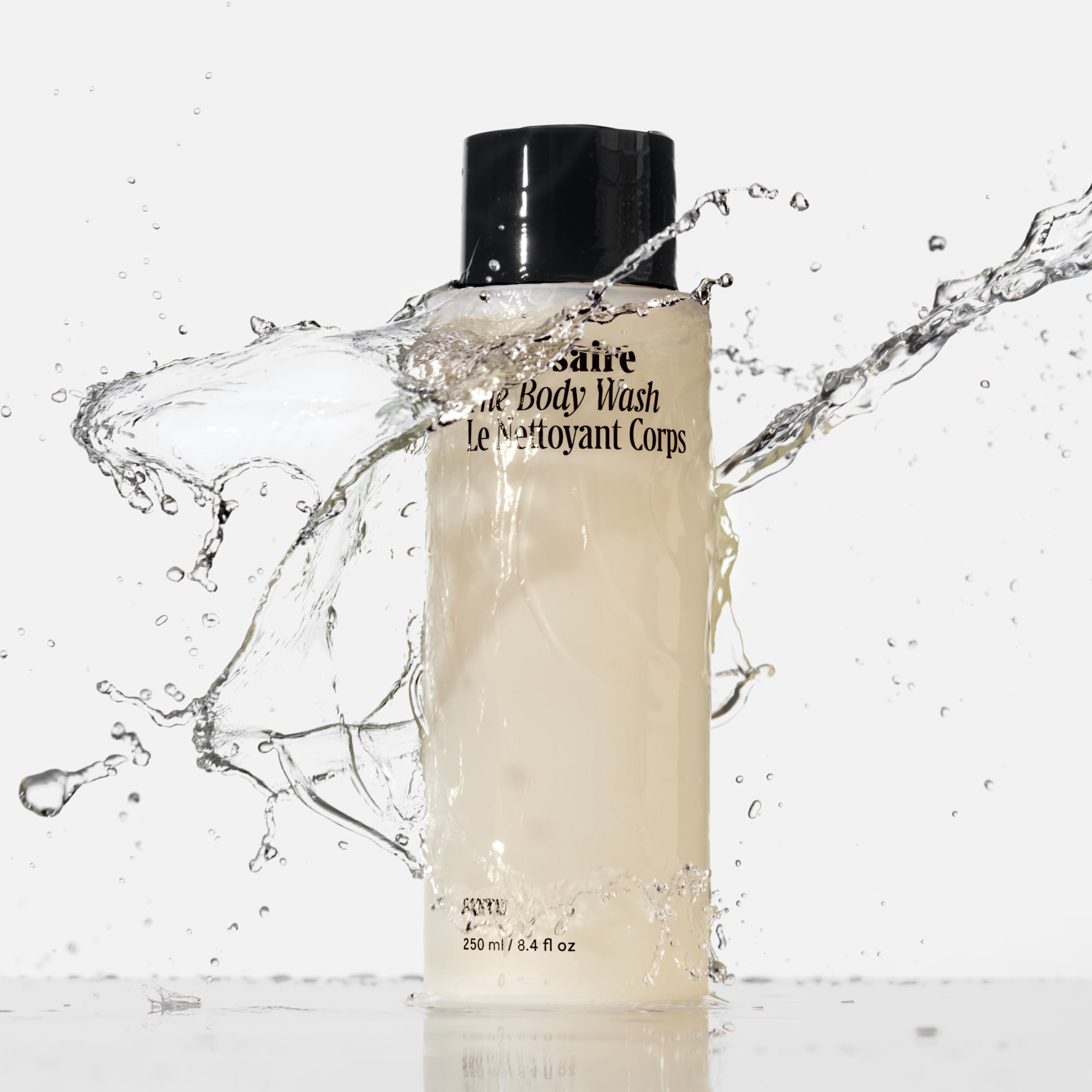 Mineral-restorative suds from Nécessaire Santal emphasize epsom salt and minerals for skin comfort.