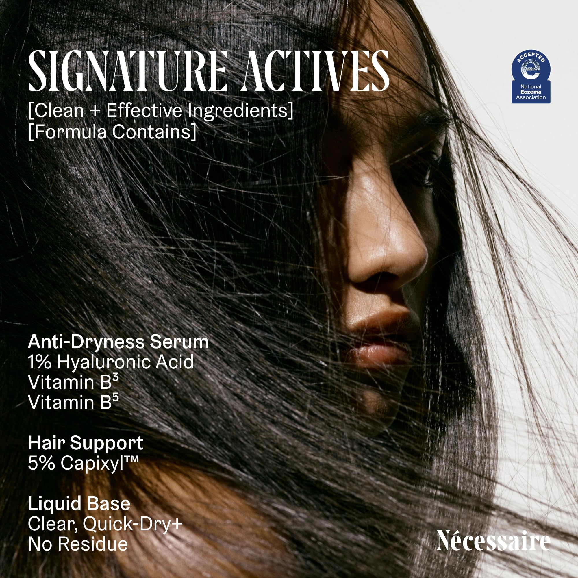 Nécessaire Scalp Serum Capixyl ingredient focus for fuller-looking hair support