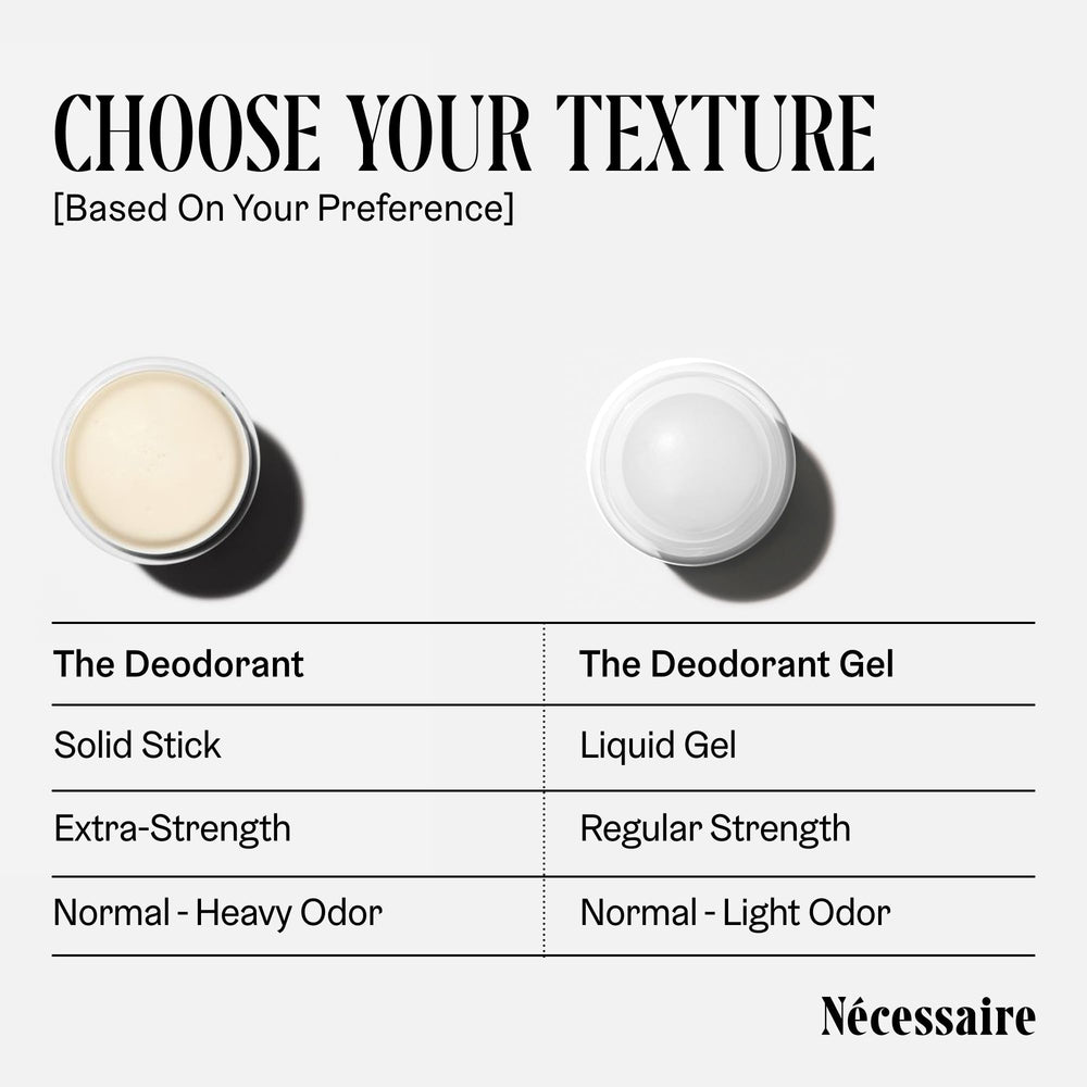 No aluminum or baking soda; fragrance-free formula for sensitive skin.