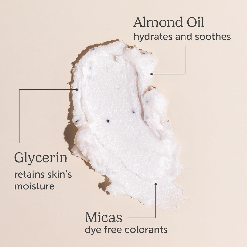 Nectar Life shave butter vanilla sugar cream application for smooth razor glide.