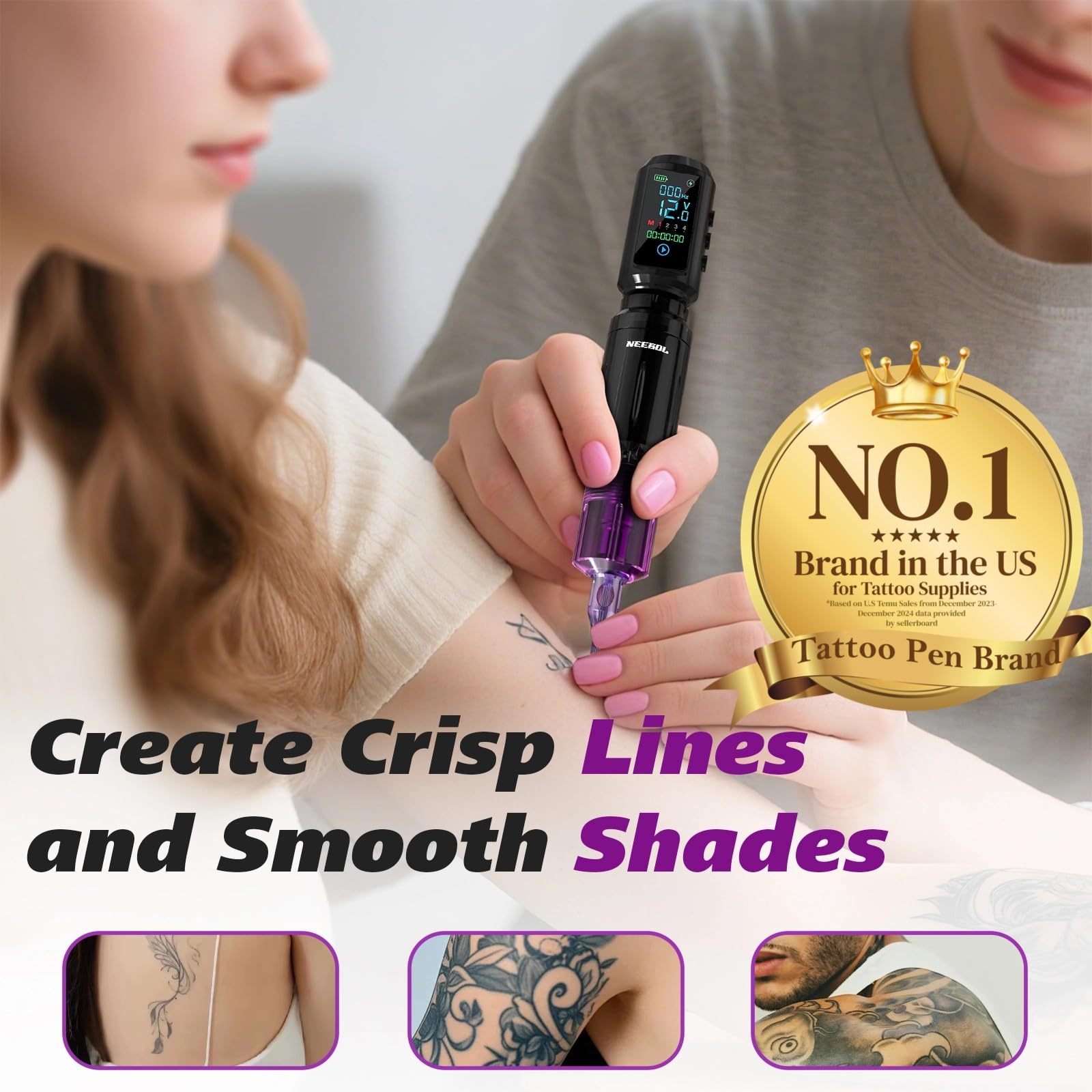 Neebol practice-skin captures realistic surface for safe at-home tattoo trials.