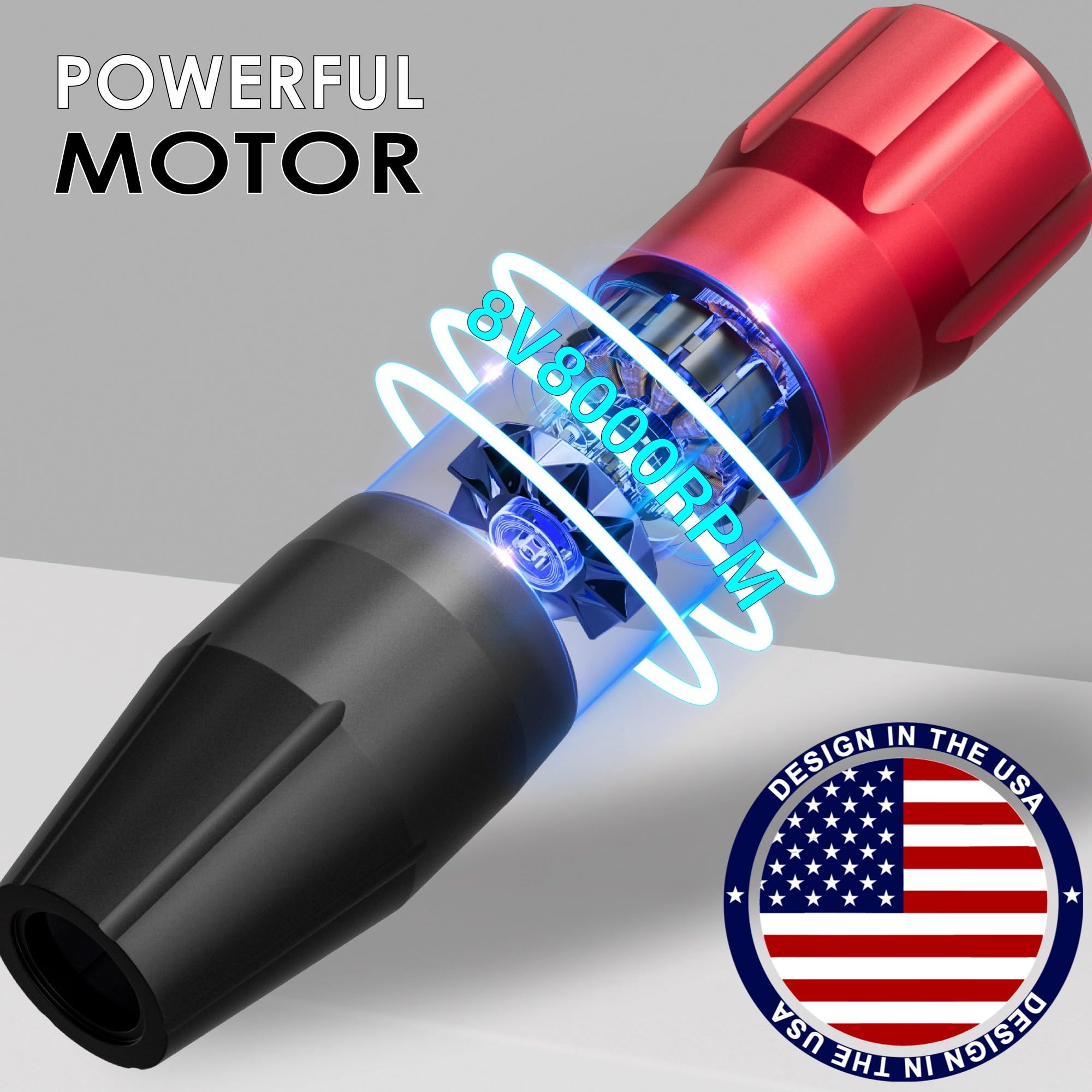 Neebol battery LED display shows real-time power and status during sessions