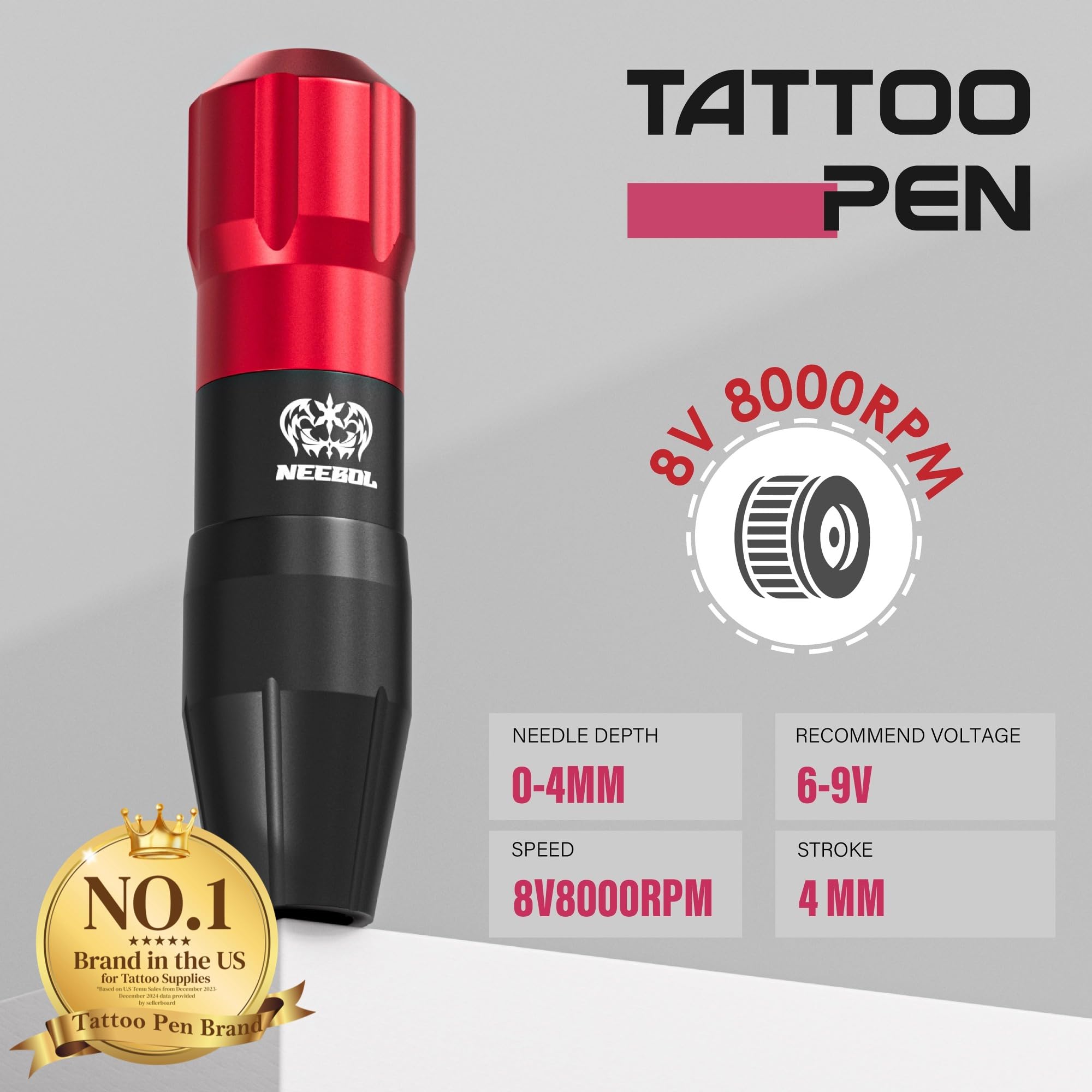 Neebol ink caps arrangement highlighting easy ink organization and access