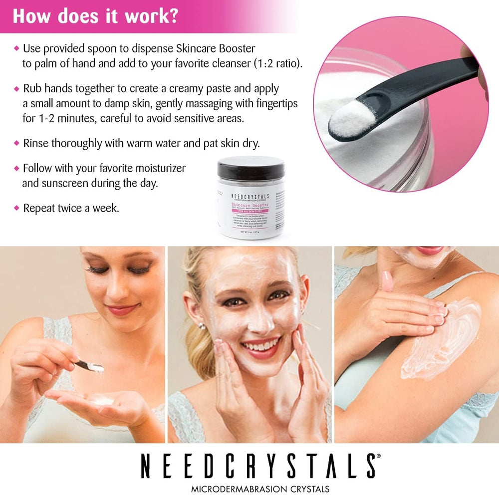 NeedCrystals spa-quality skin care shot illustrating at-home spa ritual
