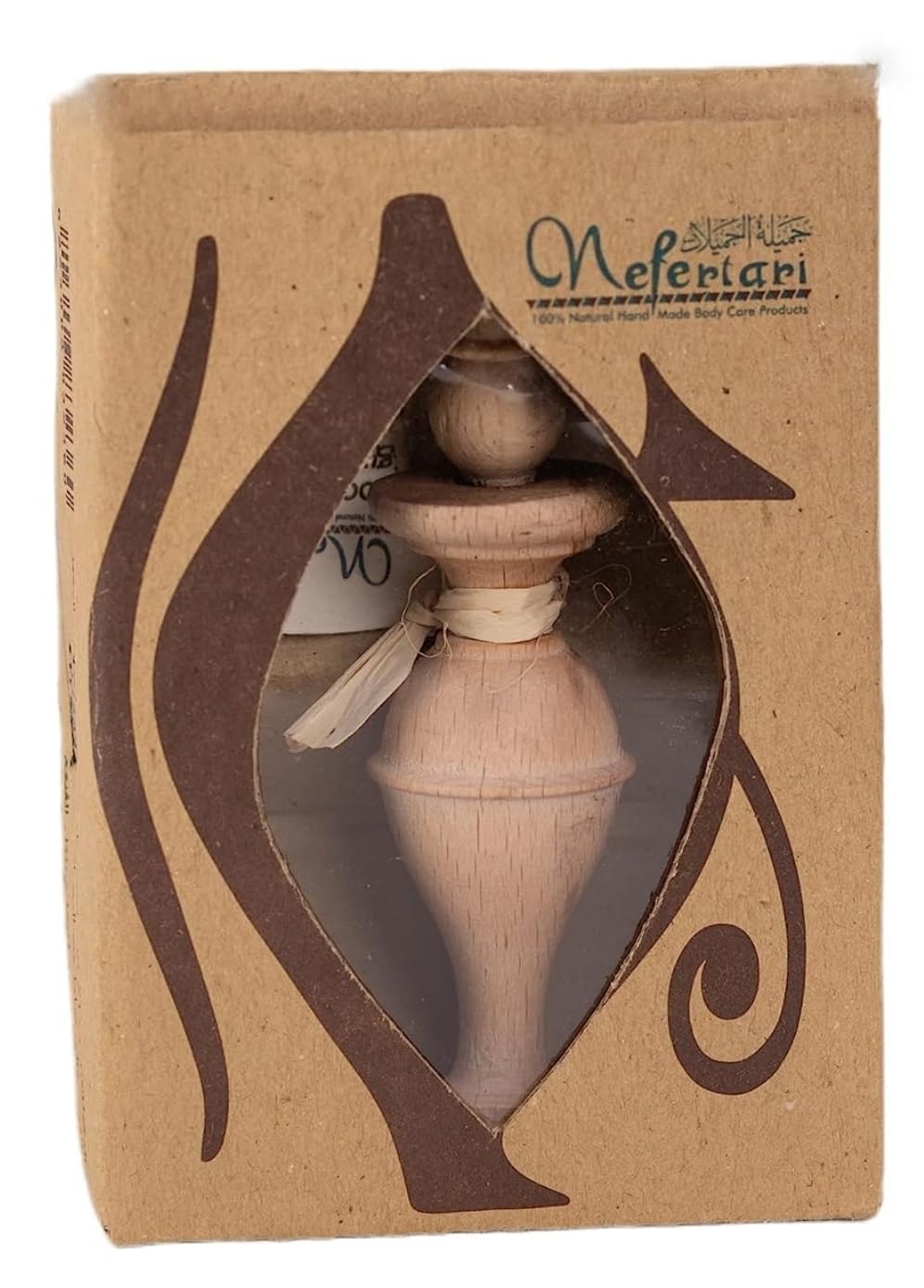 Nefertari eyeliner powder in Pharaoh packaging enables precise lines.