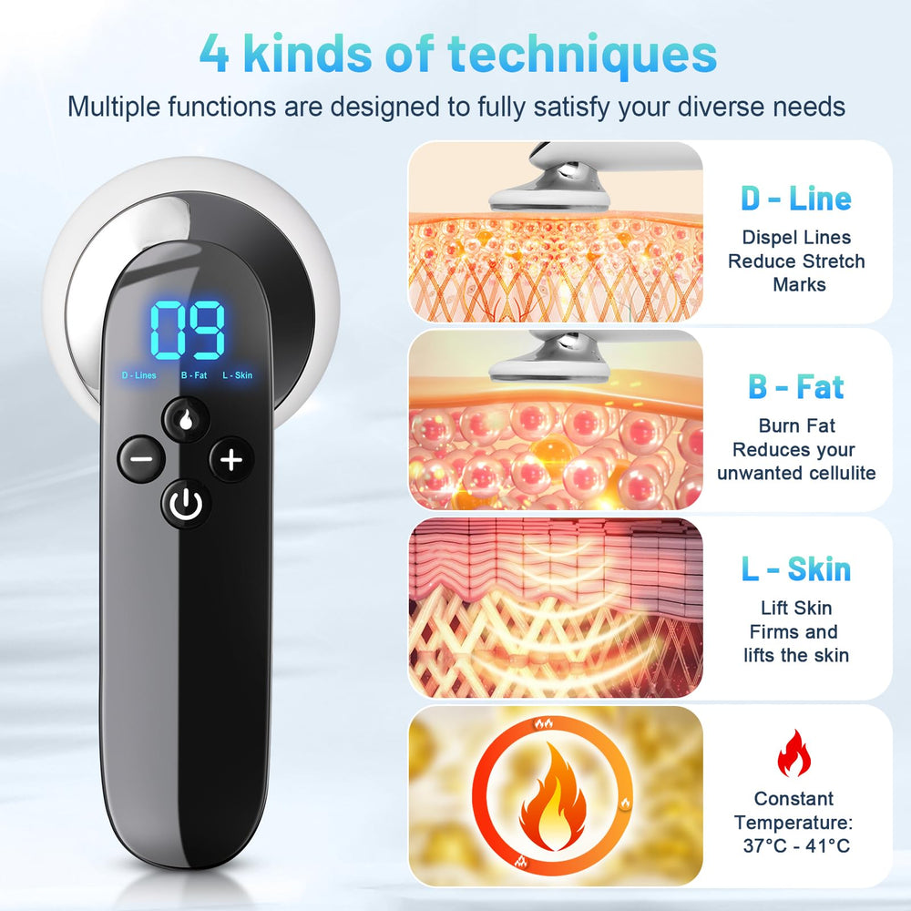NeibuGlow device showing modes and intensity control for customized massages.