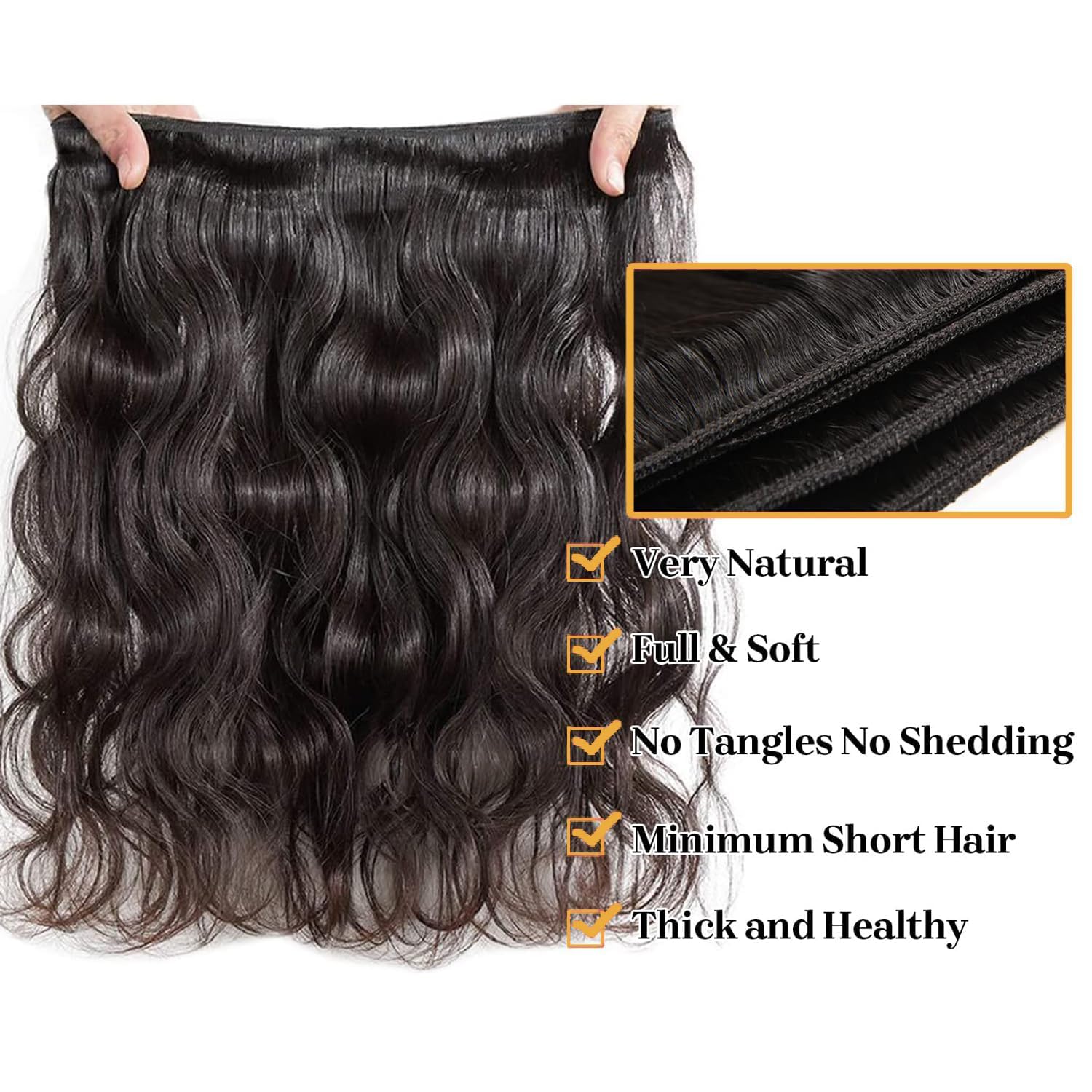 NEIHKY 5x5 HD lace closure closeup demonstrates invisible melt and parting options
