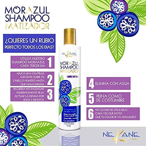 NEKANE Morazul Shampoo travel-ready packaging visible for quick routines.