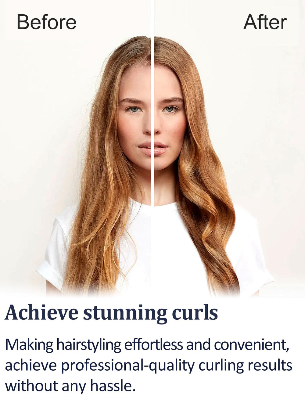 Nekuma fast-heating metal outer layer enables quicker curling sessions.