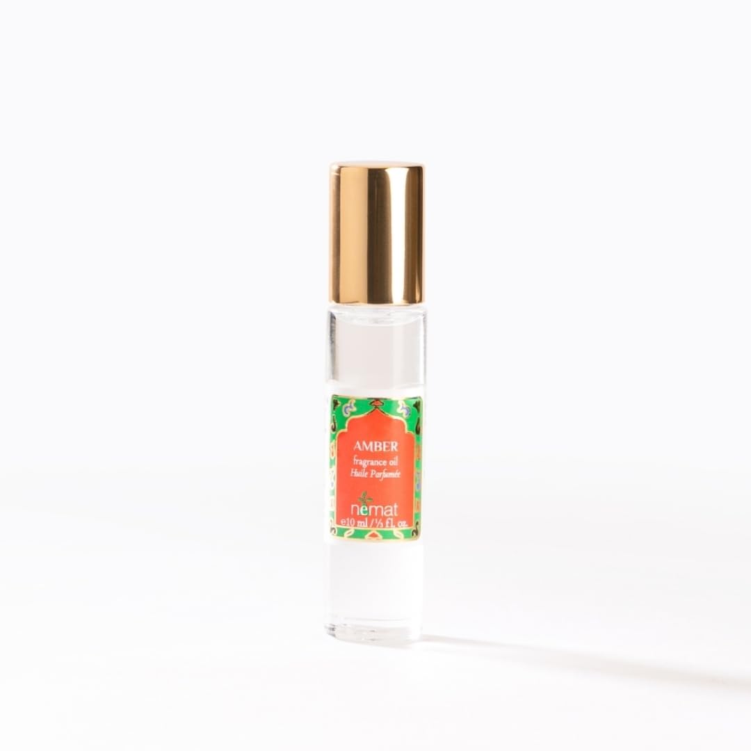 Nemat Amber Perfume Oil bottle close-up for everyday wear