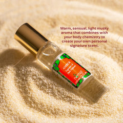 Nemat Amber Perfume Oil roll-on application enables precise scent control