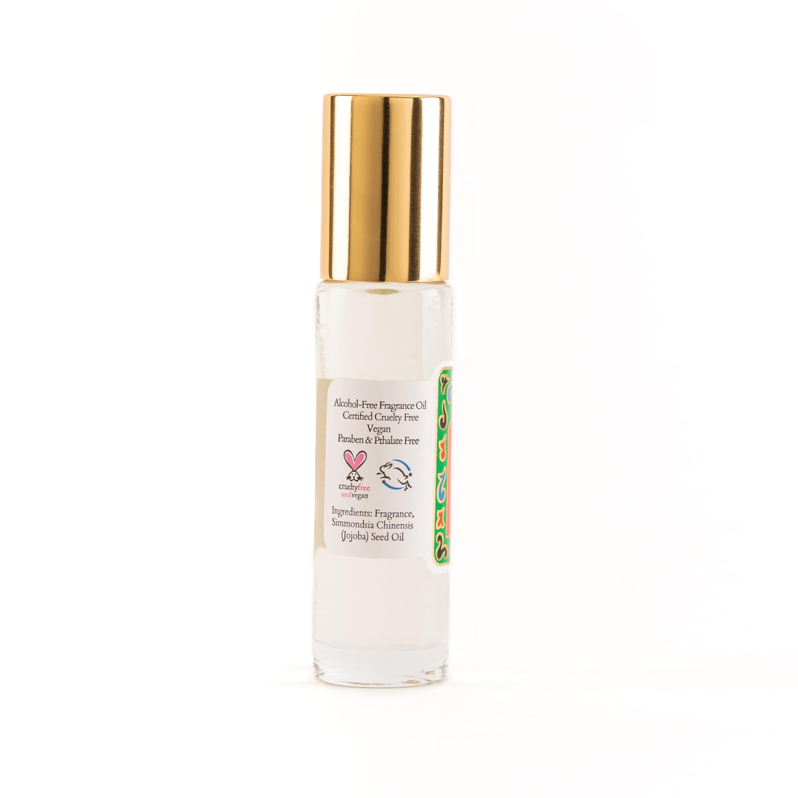 Nemat International Vanilla Musk roll-on application cap, convenient on-the-go scent.