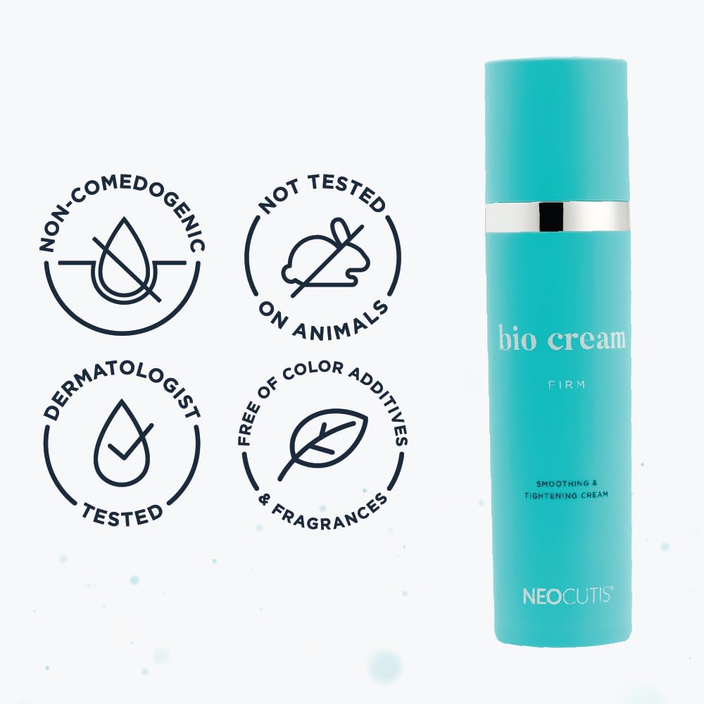 Neocutis Bio Cream Firm facial portrait with soft lighting suggesting radiance.