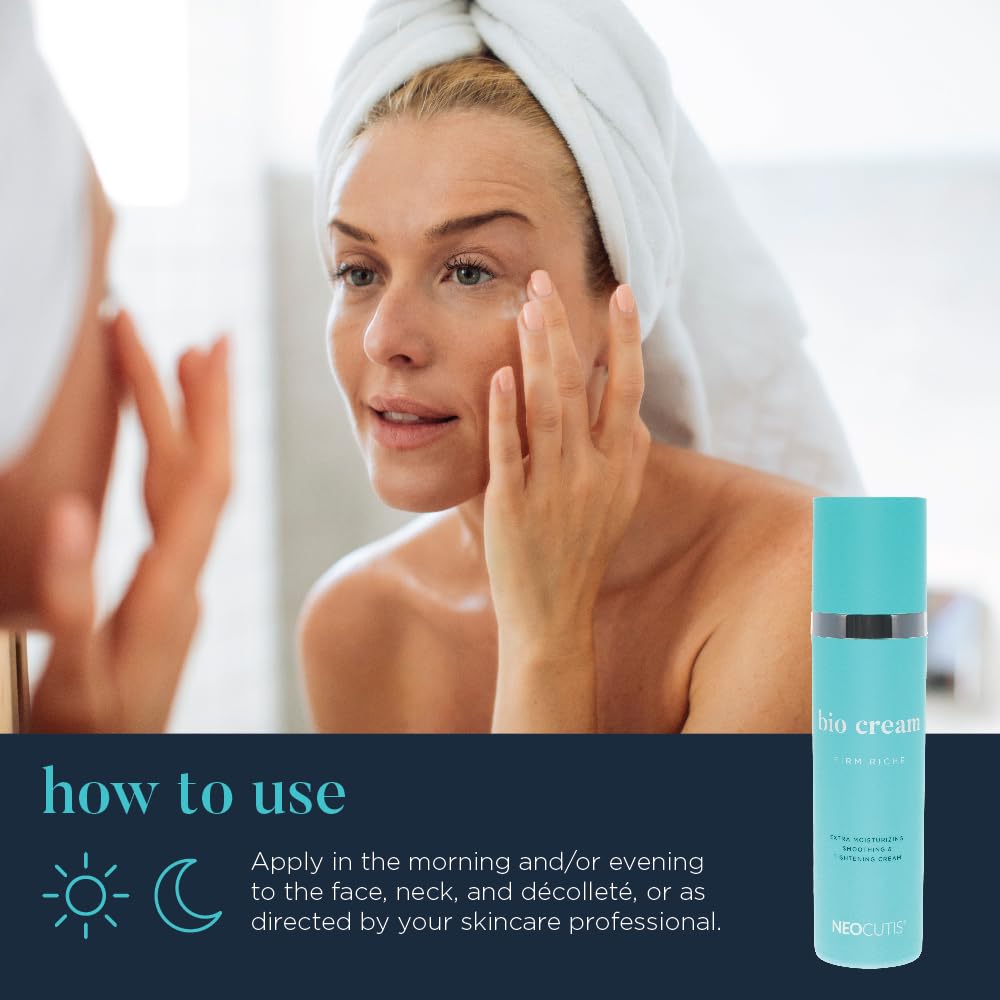 NEOCUTIS Bio Cream Firm Riche application routine shot for nightly use