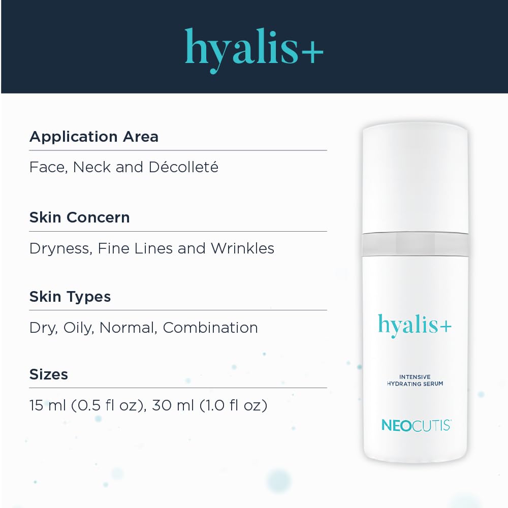 Neocutis Hyalis+ packaging box emphasizes premium skincare branding