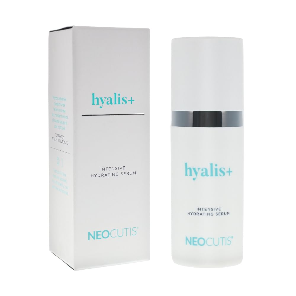 Neocutis Hyalis+ pump closeup highlights easy, mess free application