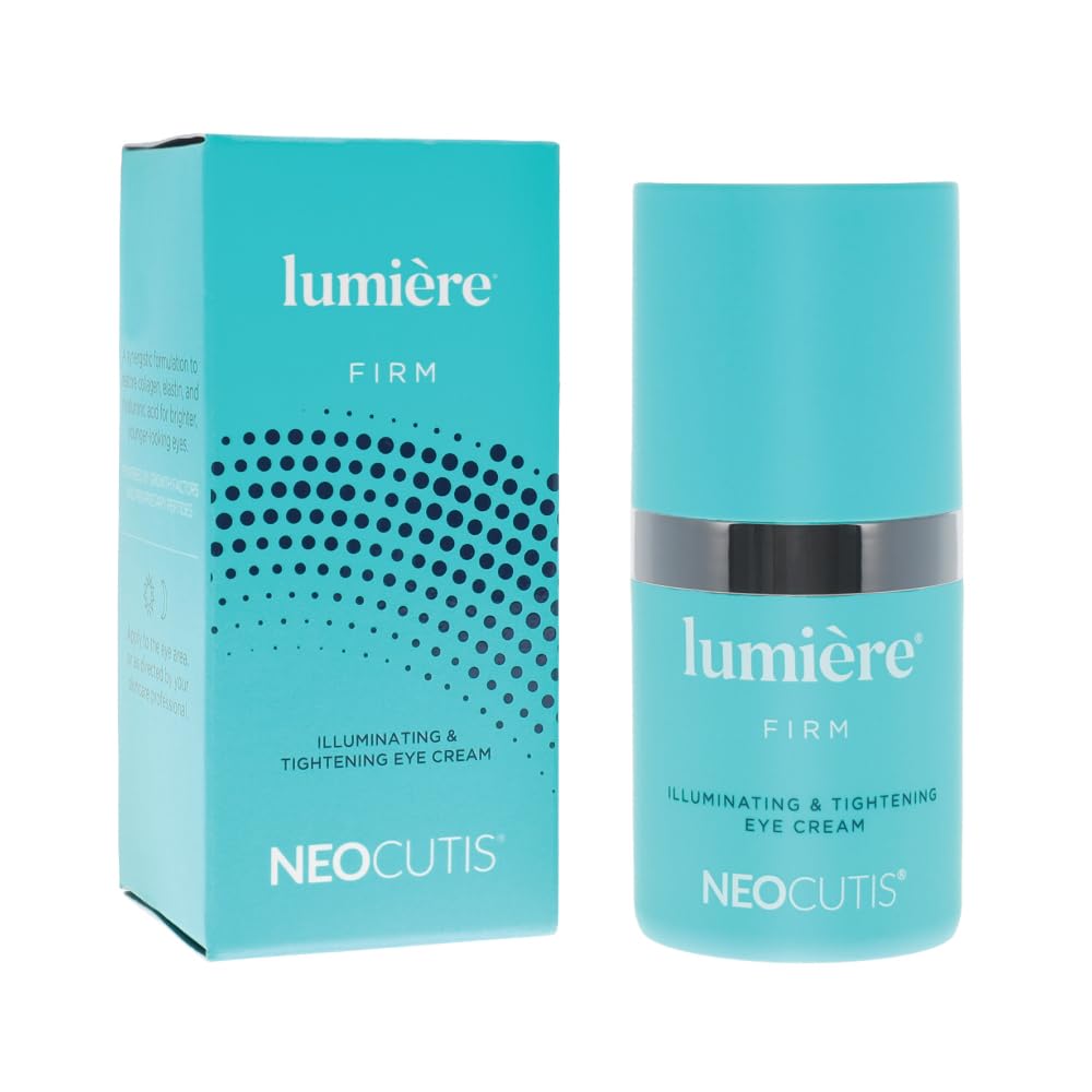 NEOCUTIS Lumière Firm eye cream dabbed under-eye for gentle absorption
