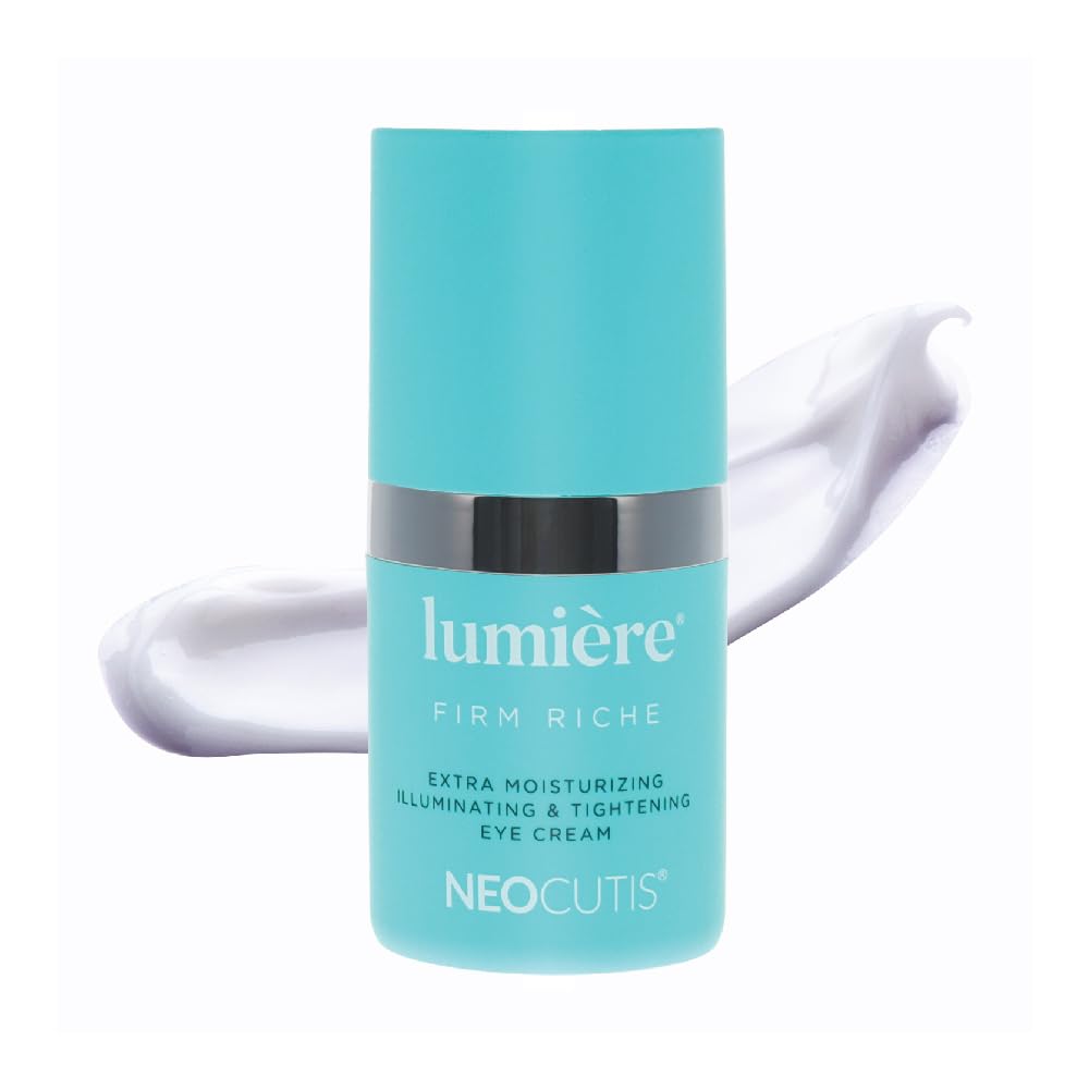 NEOCUTIS Lumière Firm Riche packaging close-up highlighting premium eye care