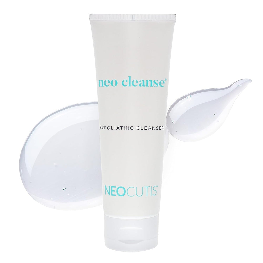 NEOCUTIS Neo Cleanse bottle closeup for daily exfoliation and clean skin.