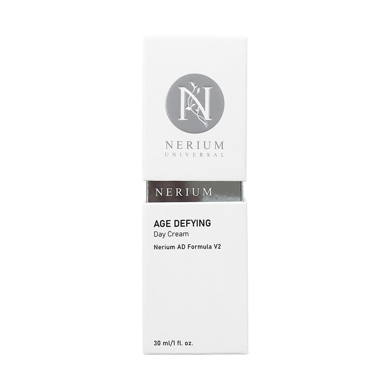 Nerium Universal Day Cream bottle close-up highlighting daily hydration and skin smoothing.