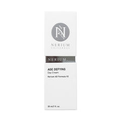 Nerium Universal Day Cream bottle close-up highlighting daily hydration and skin smoothing.