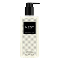 Nest New York Birchwood Pine liquid soap pump action for easy use and fresh scent