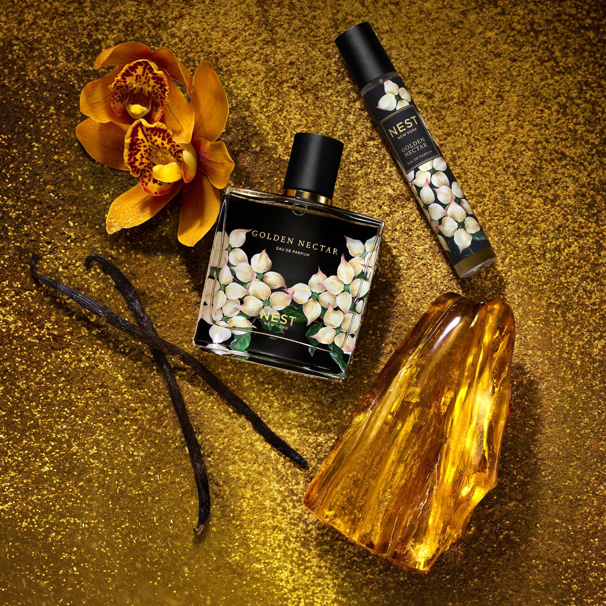 NEST New York Golden Nectar travel spray on-the-go fragrance touch-ups.