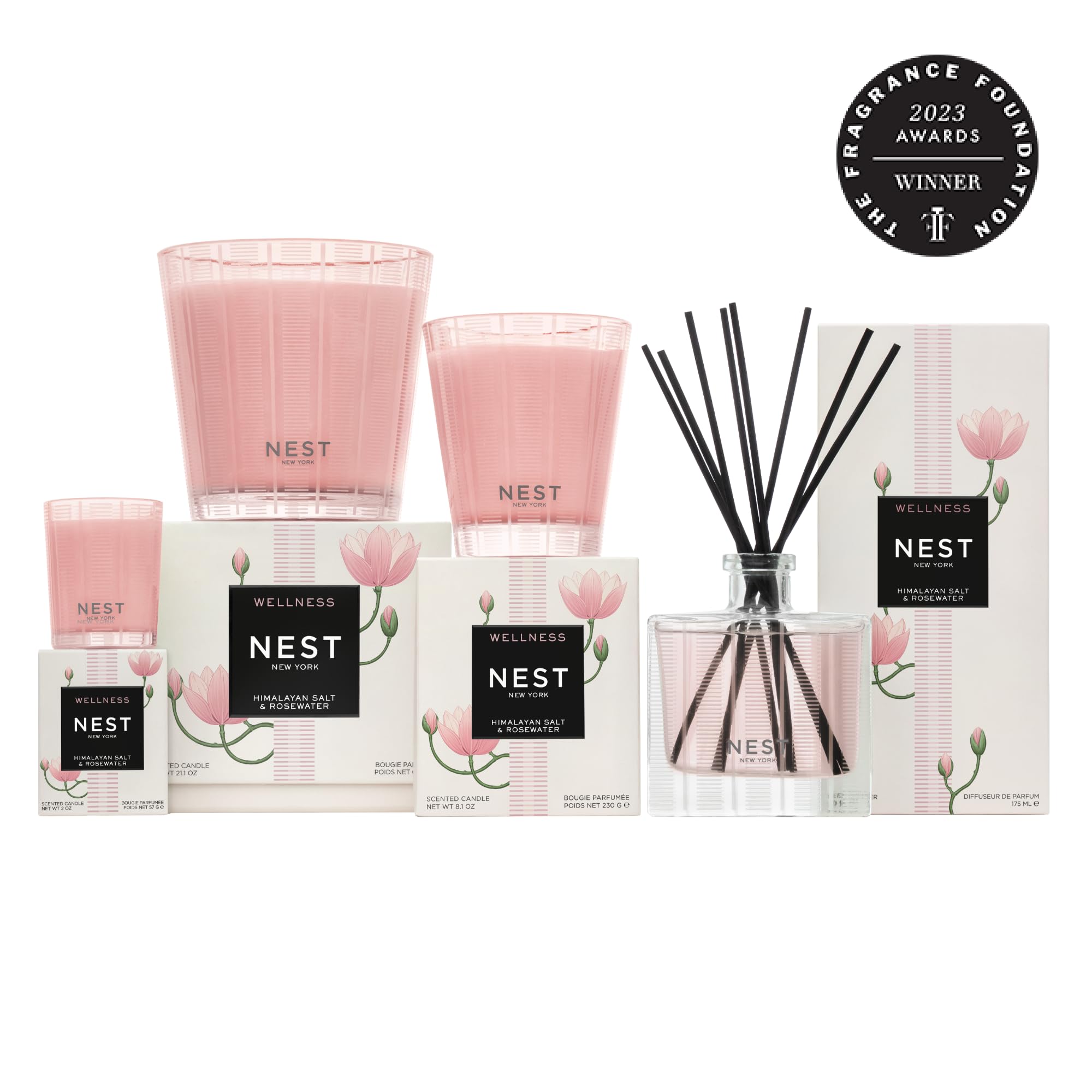 NEST New York liquid soap bottle and pump on sink highlights everyday cleansing