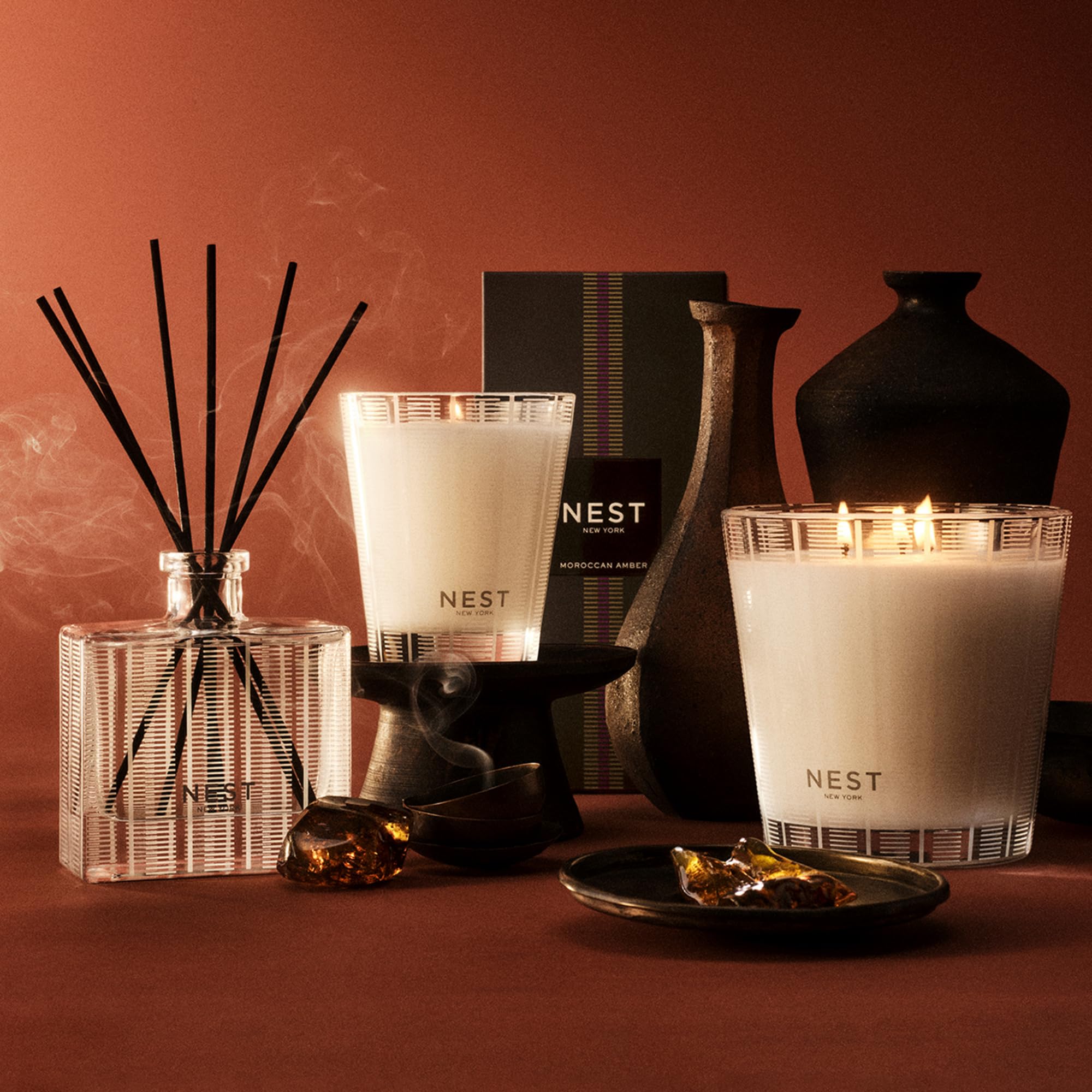 Ingredients and plant extracts of NEST New York Moroccan Amber soap
