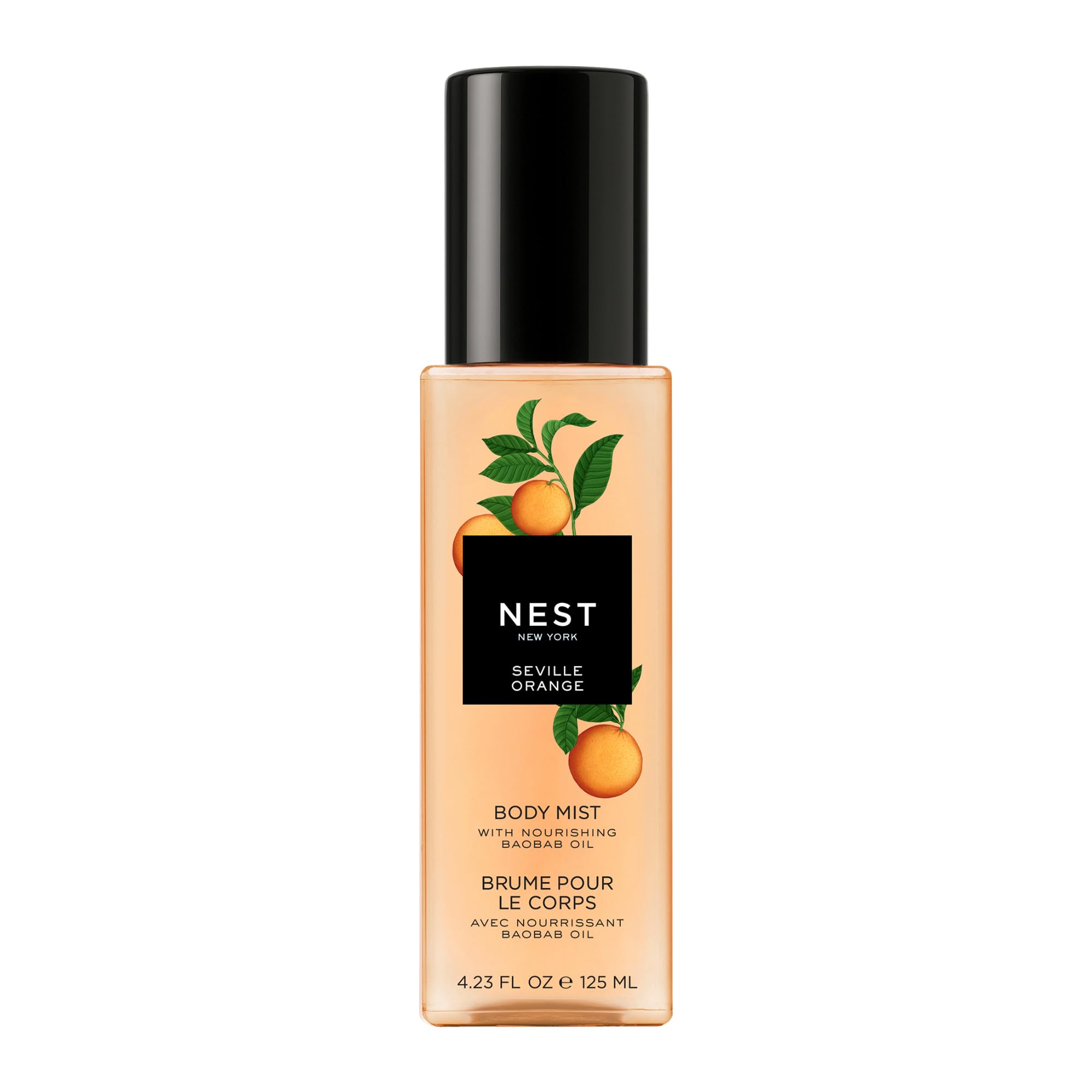 NEST New York Seville Orange Body Mist bottle for daily citrus hydration and refreshment.