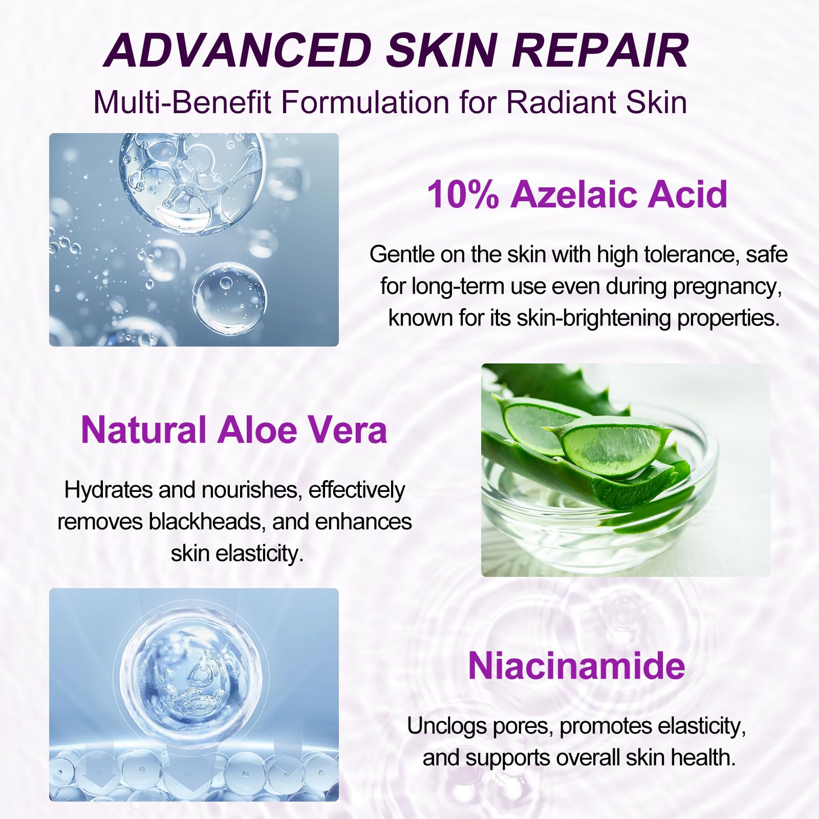 Netwik Niacinamide Hyaluronic glow for hydration and barrier support