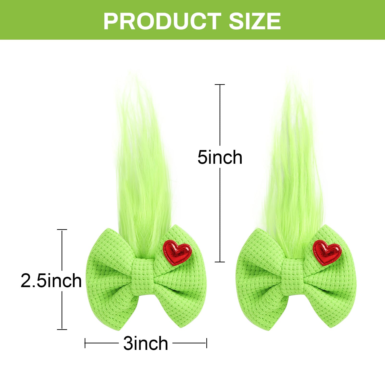 Neujiwo monster-inspired green bows for themed parties