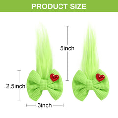 Neujiwo monster-inspired green bows for themed parties