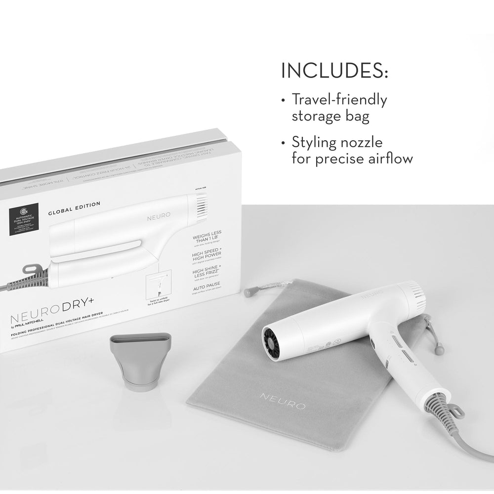 Neuro Dry+ cleaning brush helps maintain filter performance.