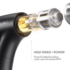Neuro Dry+ diffuser defines curls and waves with controlled heat.