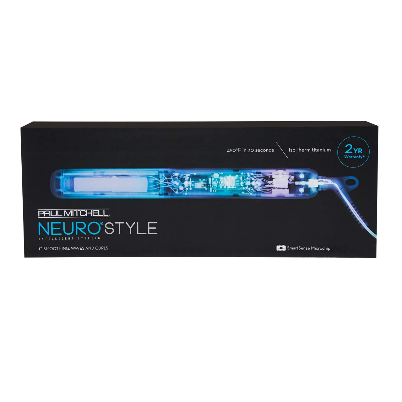 Neuro flat iron digital display reveals precise heat control for tailored styling