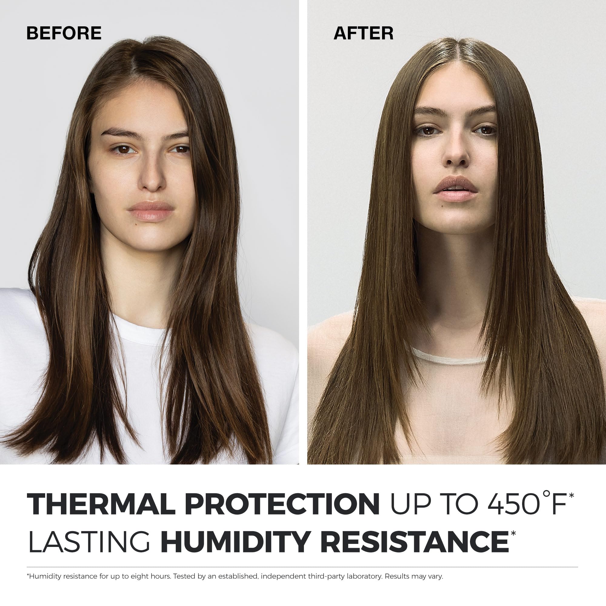 Neuro Protect HeatCTRL Iron Hairspray finishing spray adds shine to styled hair.