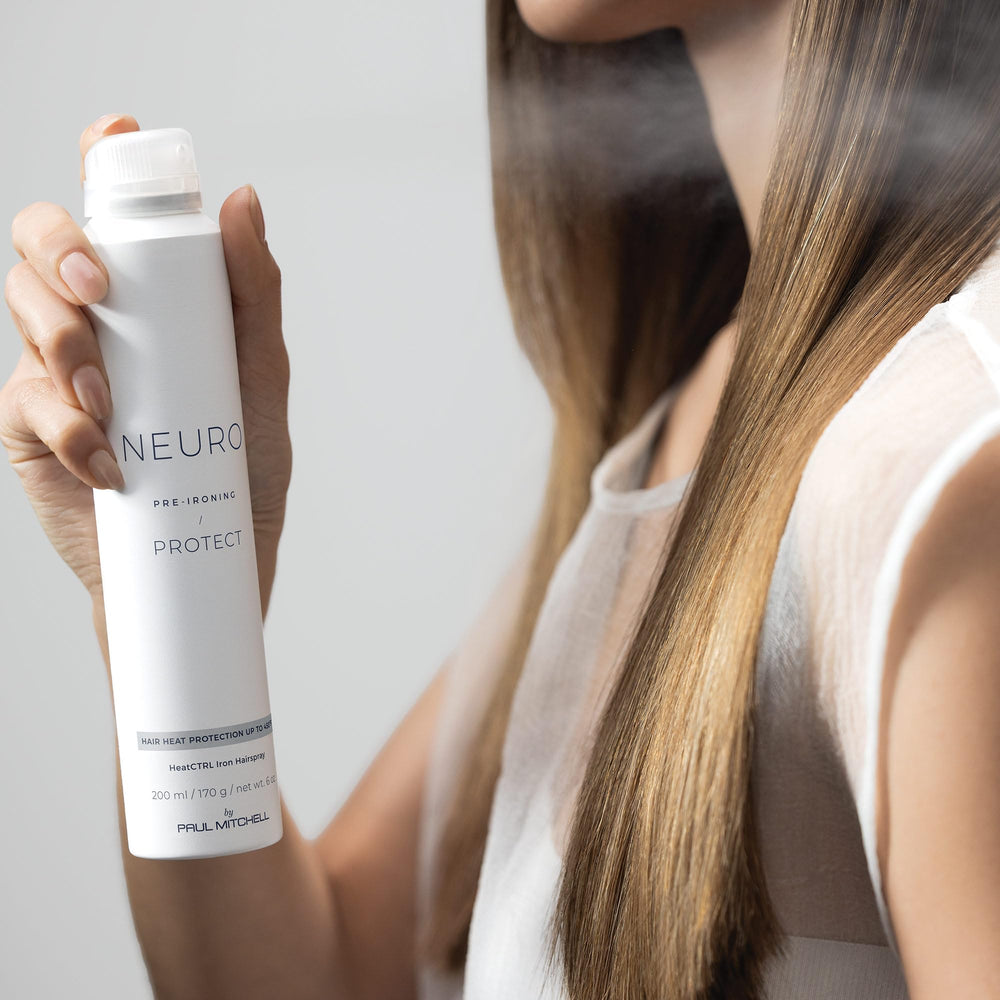 Neuro Protect HeatCTRL Iron Hairspray fragrance notes of currant and jasmine.