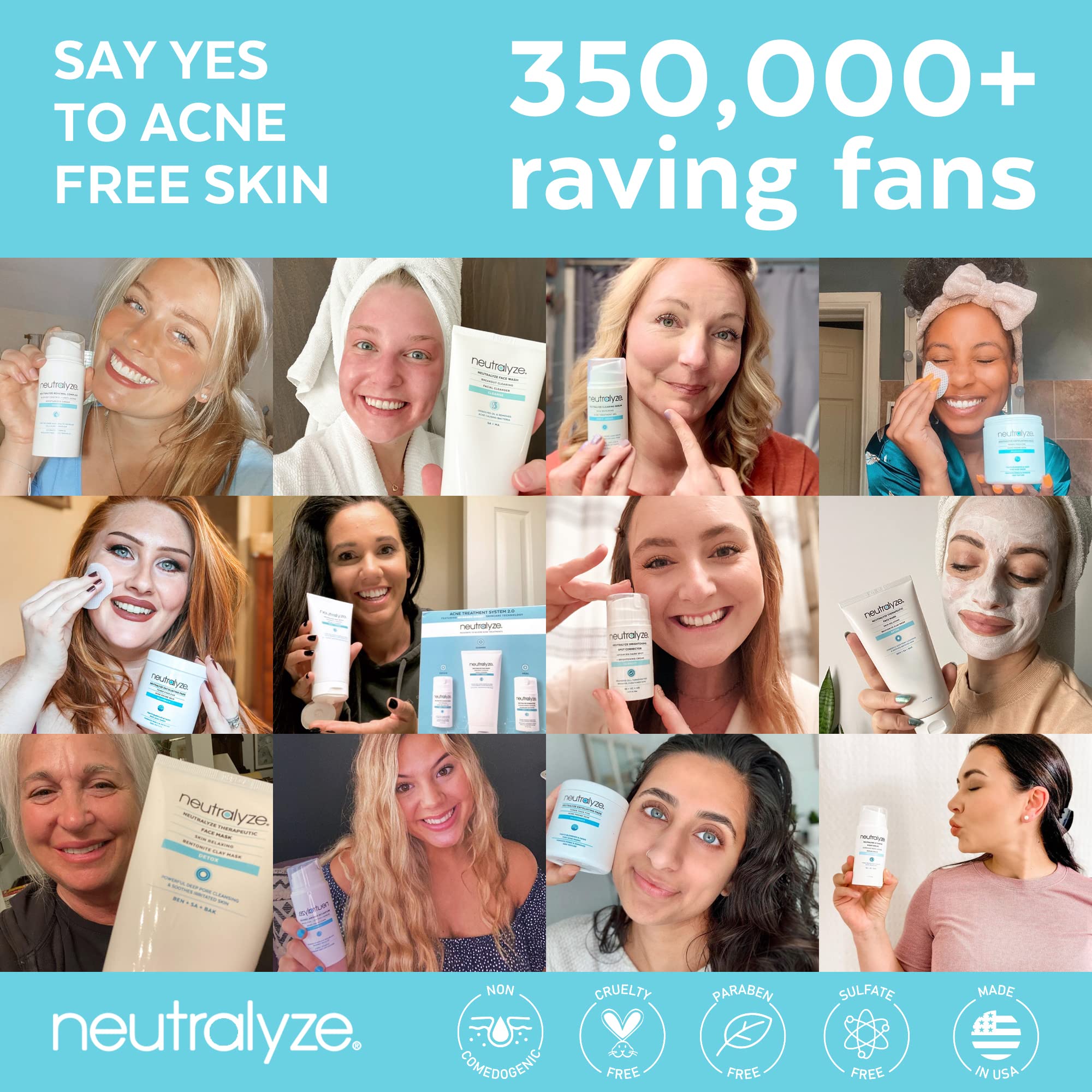 Neutralyze Exfoliating Toner Pads routine application on skin