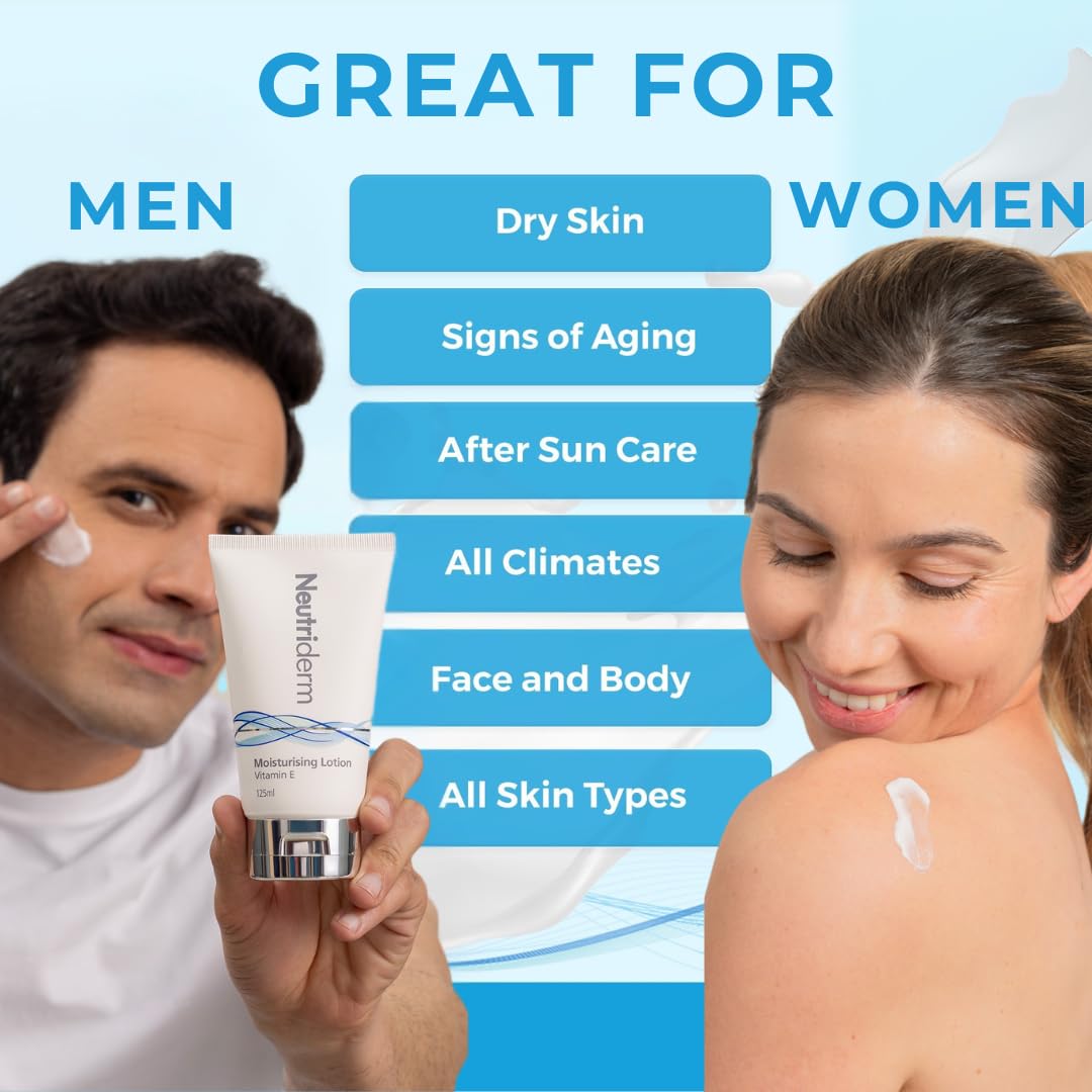 NEUTRIDERM Vitamin E may support skin elasticity and vitality